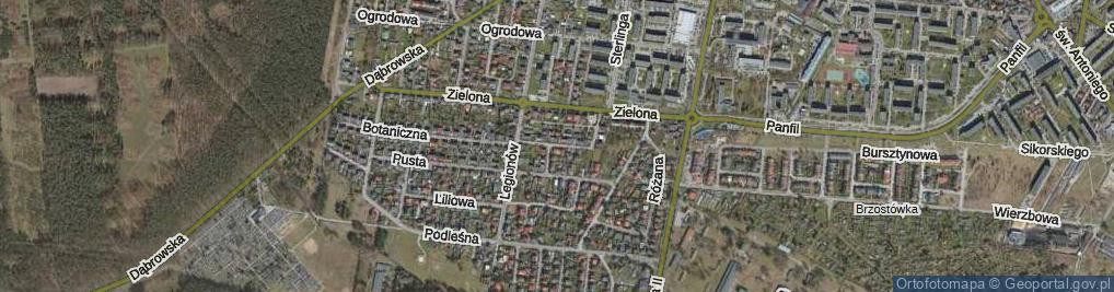 Zdjęcie satelitarne Jaśminowa ul.